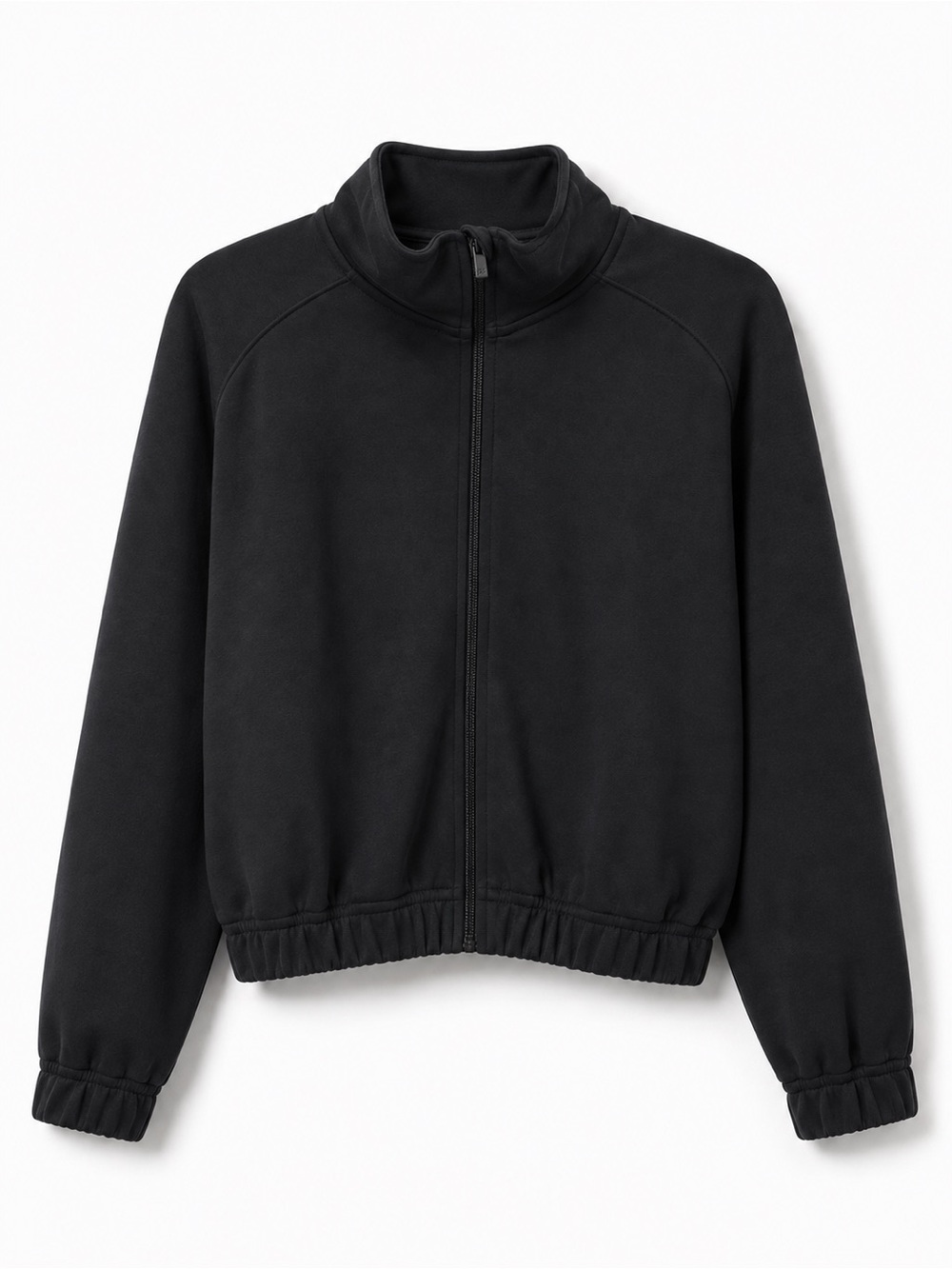 All in Motion • Black NWT Sandwash Full Zip Jacket (discontinued style)
